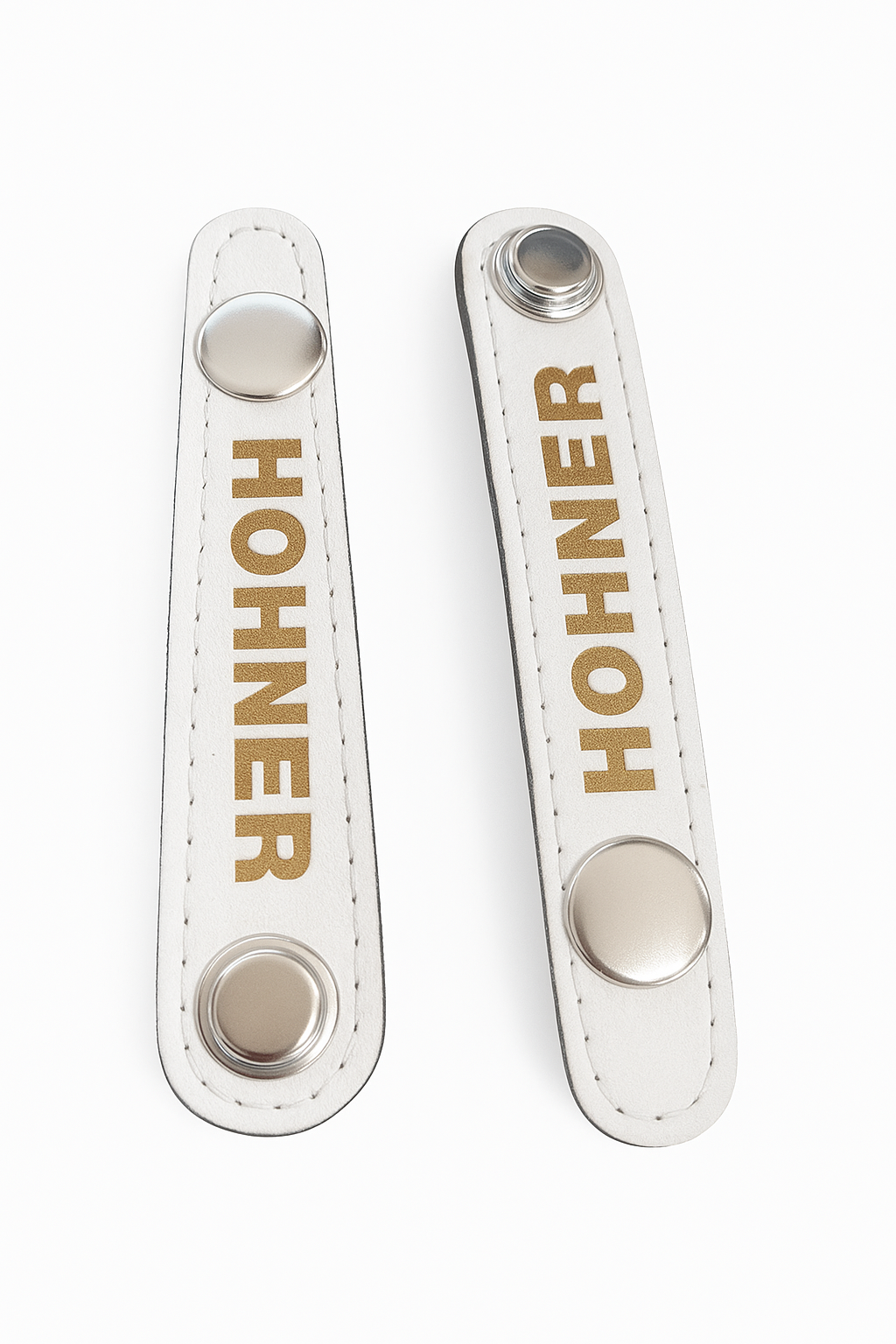 Bellow straps (White/Gold)